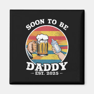 Imán Papá Pronto 2025 Primer Papi Retro 2025