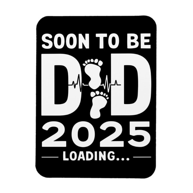 Imán Papá Pronto Est 2025 Nuevo Papá Pronto  (Vertical)