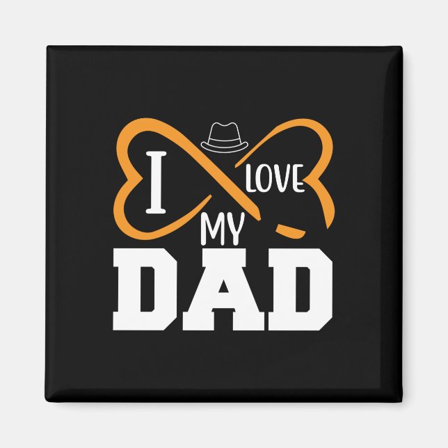 Imán Papá Regalos | Amo A Mi Papá (Frente)