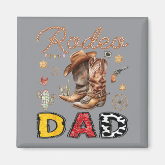 Imán Papá Rodeo Vaquero Occidental Divertido Cumpleaños