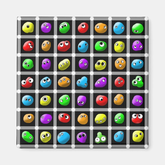 Imán ¡Papá Slime! Magnate de cuadrícula delgado (Frente)