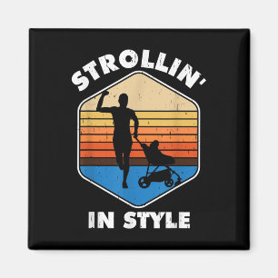 Imán Papá Strollin Y #39 En Estilo Padre Gracioso