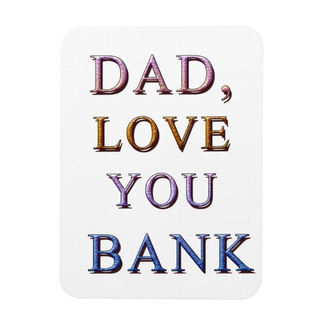 IMÁN PAPÁ, TE AMO BANCO 1 (Vertical)
