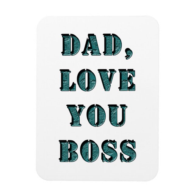 IMÁN PAPÁ, TE AMO JEFE 1 (Vertical)