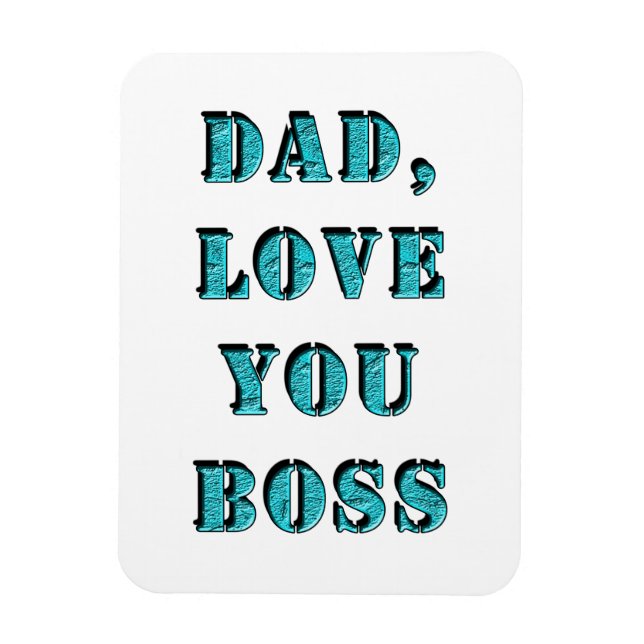 IMÁN PAPÁ, TE AMO JEFE 2 (Vertical)