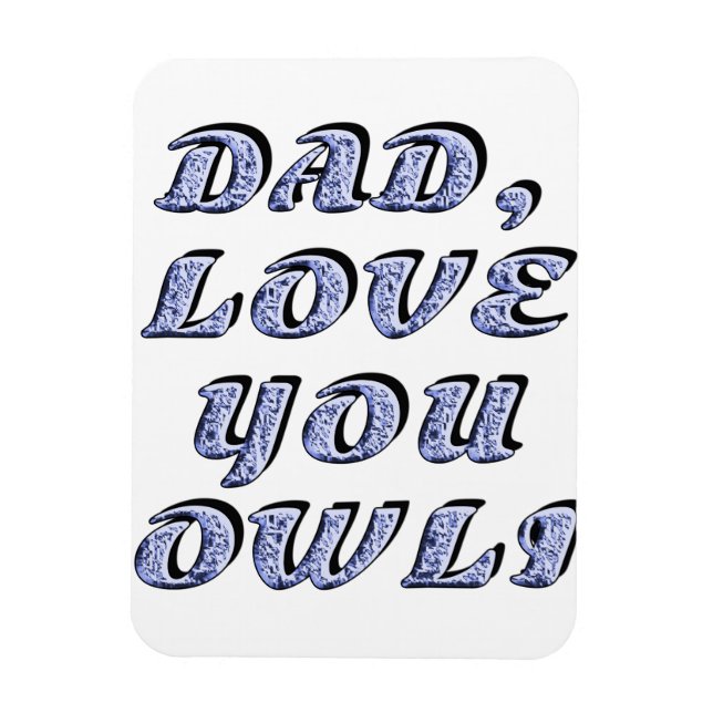 IMÁN PAPÁ, TE AMO OWLI 1 (Vertical)