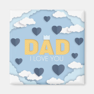 Imán Papá te amo, regalo del día del padre