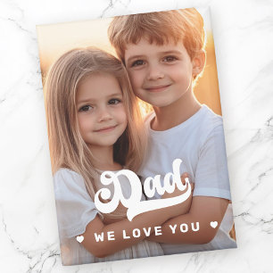 Imán Papá te queremos foto corazones mensajes de texto 