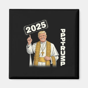 Imán Papa Trump Divertido Trump Vaticano Cristiano Retr