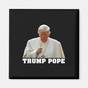 Imán Papa Trump Divertido Trump Vaticano Cristiano Retr