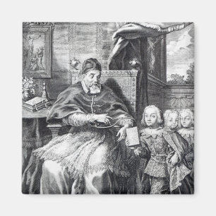 Imán Papa Urbano VIII con sus sobrinos