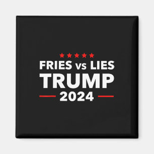 Imán Papas fritas Vs Mentiras Trump 2024 Papas fritas f