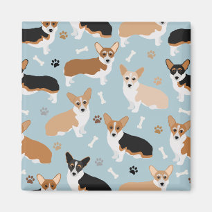 Imán Papas y huesos de perro de Corgi