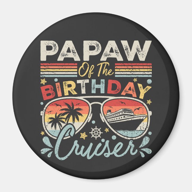 Imán Papaw del Círculo de Vacaciones en Cruceros por el (Frente)