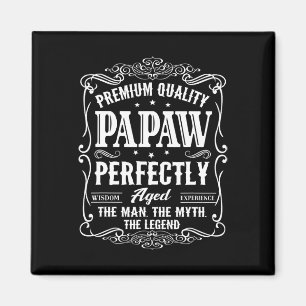 Imán Papaw Padres Day Abuelo Regalo Para Hombres