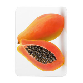 Imán Papaya a la mitad