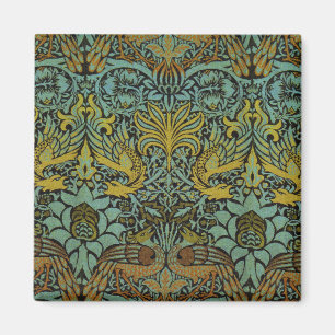 Imán Papel de escritorio de William Morris Peacock Drag