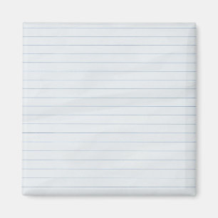 Imán Papel en blanco