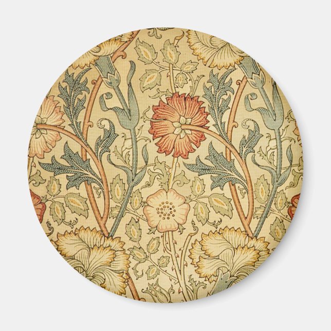 Imán Papel pintado con patrón de flores de rosa de Will (Frente)