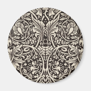 Imán Papel pintado floral de narciso William Morris
