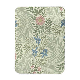 Imán Papel pintado floral Larkspur de William Morris