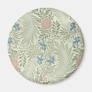 Imán Papel pintado floral Larkspur de William Morris