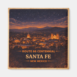 Imán Papelería de viaje del centenario de la ruta 66 de