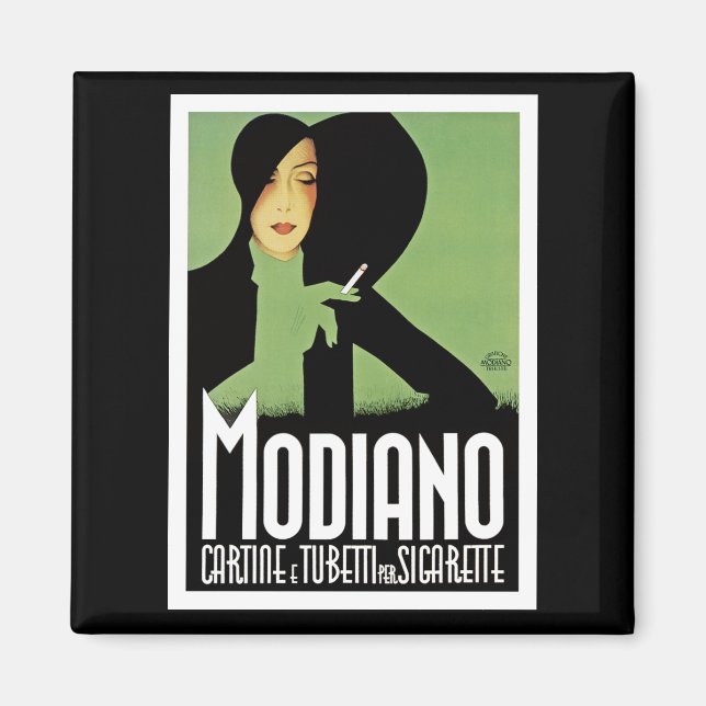 Imán Papeles de cigarrillo de Modiano (Frente)