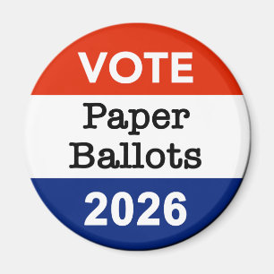 Imán Papeletas de Votación en Papel Elección Intermedia