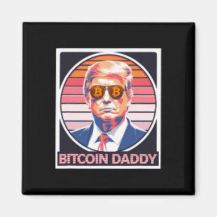 Imán Papi de Bitcoin lindo Trump Cripto Rey