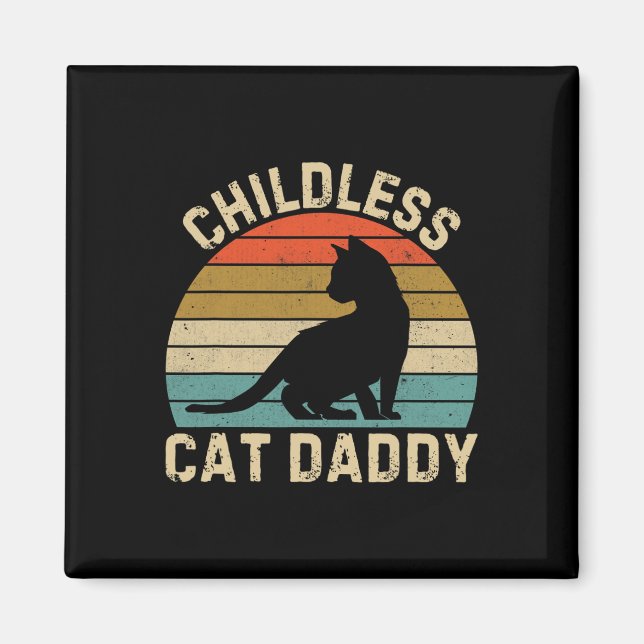 Imán Papi de gato sin hijos 2024 1 (Frente)