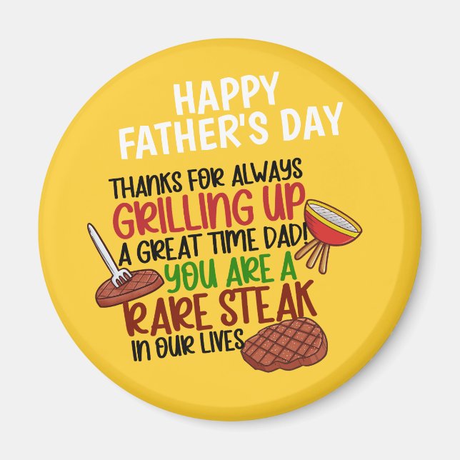 Imán Papi del Chef Funny Personalizado (Frente)