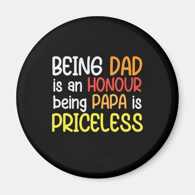 Imán Papi Gift Being Dad Being Papa (Frente)