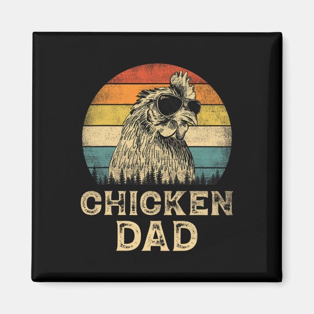Imán Papi padre de los amantes del pollo de pollo de la (Frente)