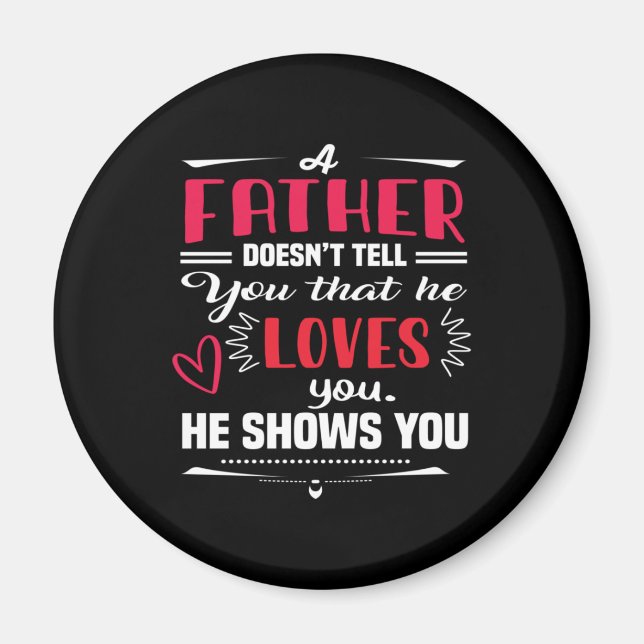 Imán Papi Regalo Que Un Padre No Dice (Frente)