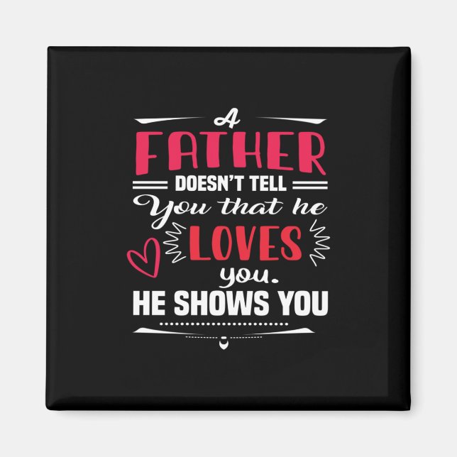 Imán Papi Regalo Que Un Padre No Dice (Frente)