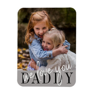 Imán Papi te queremos foto Personalizado