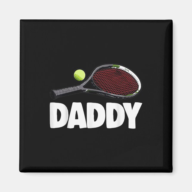 Imán Papi Tenis Es Una Mujer Divertida Juega De Tenis B (Frente)
