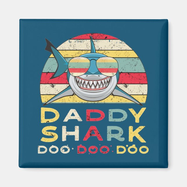 Imán Papi vintage Tiburón "Doo Doo Doo" (Frente)