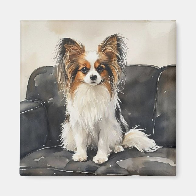Imán Papillion Acrylic Photo Tile (Frente)