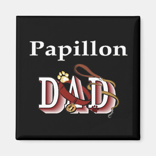 Imán papillon dad Magnet (Frente)