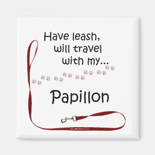 Imán Papillon Travel Leash - Magnet