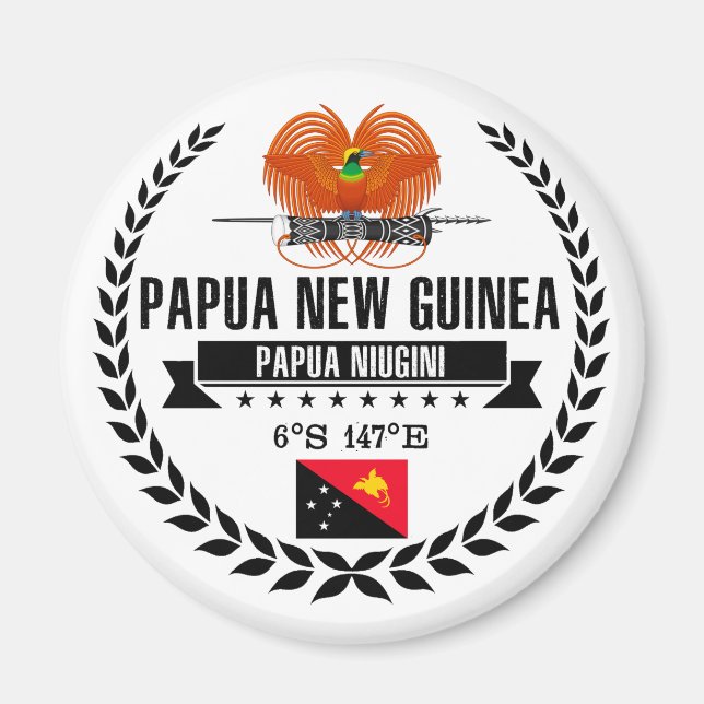 Imán Papúa Nueva Guinea (Frente)