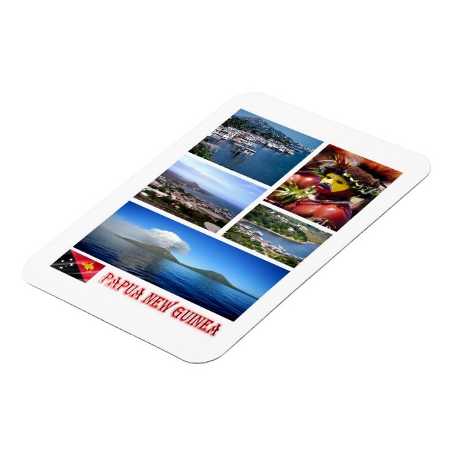 Imán Papúa Nueva Guinea - Mosaico - (Lado Izquierdo)