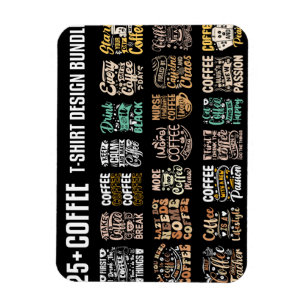 Imán Paquete de diseño Coffee T Shirt