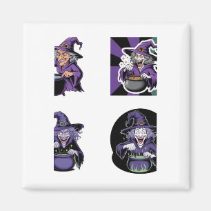 Imán Paquete de Stickers de Bruja - Sticker de Pociones