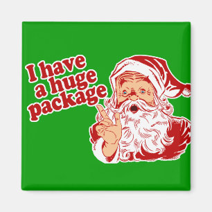Imán Paquete enorme de Santas
