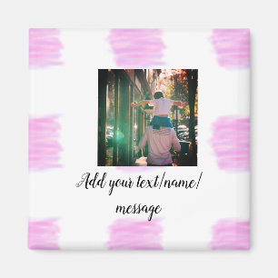 Imán Par color de agua rosa morado padre hijo papá agre