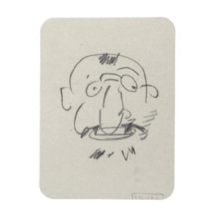 Imán Par Lui-Meme (lápiz de Lautrec de la carga en el