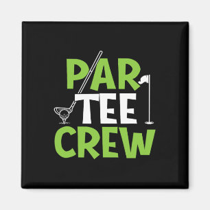 Imán Par Tee Crew - Golfista con Putter Amante del Golf